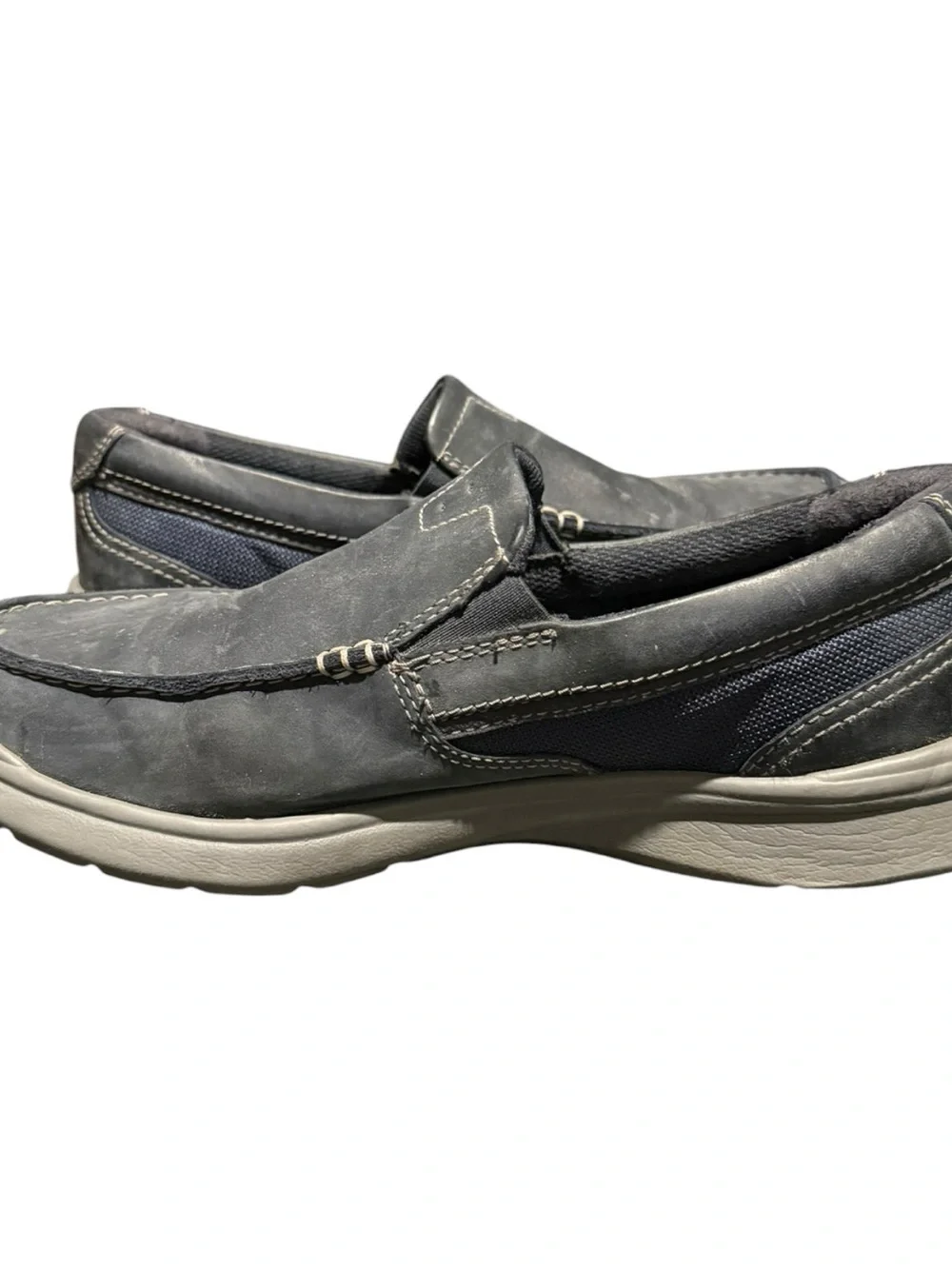 Clarks Men's Cotrell Blue Easy Loafer Slip-on Shoes Sz 9.5 M Casual Lifestyle